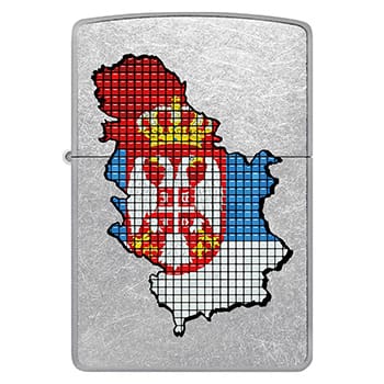 ZIPPO UPALJAČ KARTA SRBIJE - Slika 3