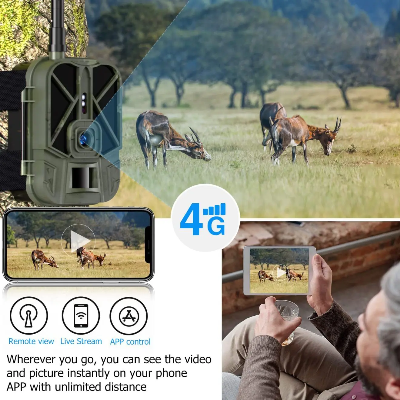 Lovačka Kamera Suntek HC940 Pro Li 4G 4K 36MP - Slika 4
